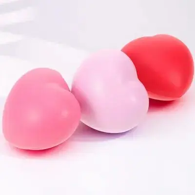 

3Pcs Hand Strengthen Ball Heart Shape PU Squeeze Stress Ball Finger Exercise Massage Equipment for Elderly Gifts for Seniors