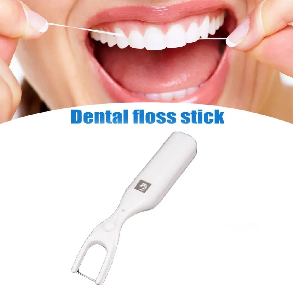 Anti Caries Floss Holder Reusable Floss Rack Useful Teeth Cleaner for Adult Kids