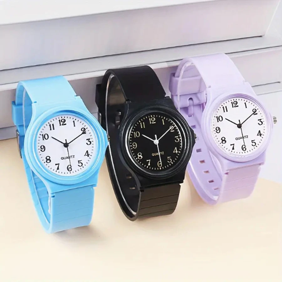 Fashion Arabic Dial Women's Watch Casual Silicone Band Analog Quartz Watches Dress Clock for Feamale Girls Ladies