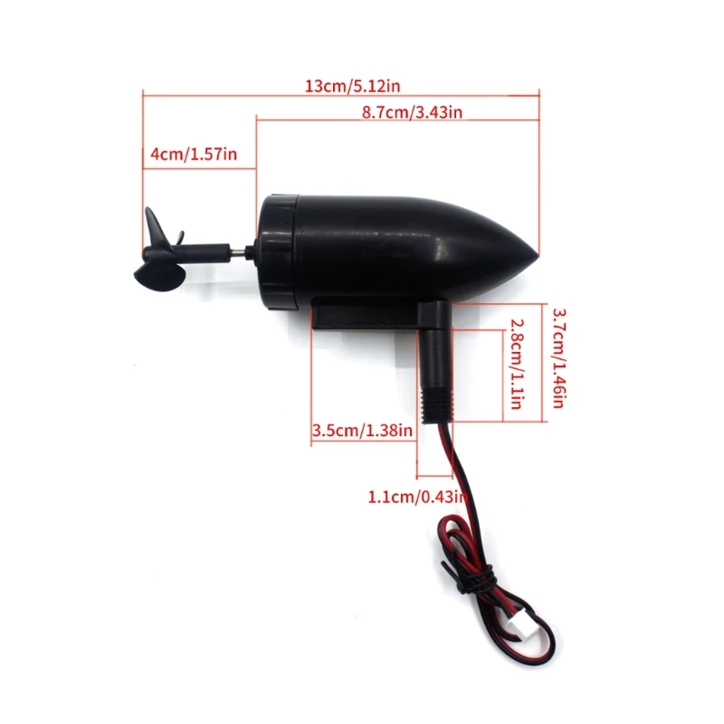 Hélices submarinas motor propulsión velocidad rápida para modificación embarcaciones anidadas, energéticamente