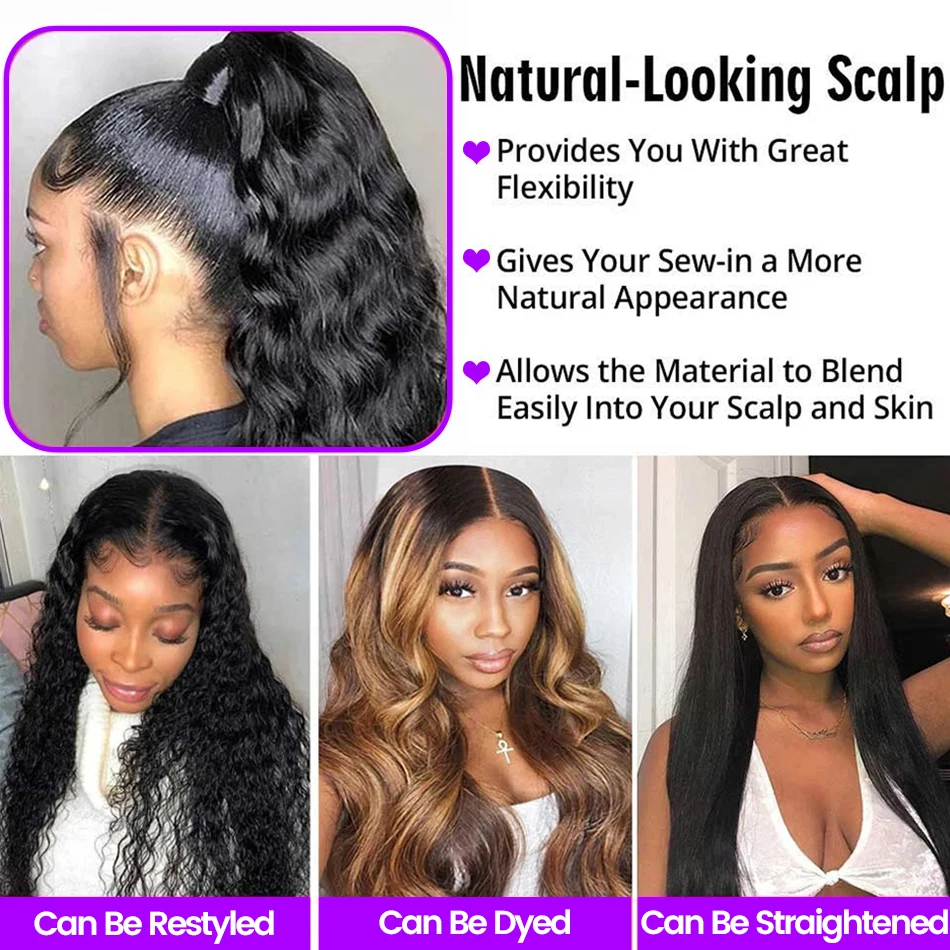 Body Wave 360 Lace Frontal Wig Pre Plucked Human Hair Wigs For Women Brazilian 34 32 30 Inch Loose Deep 13x4 13x6 Lace Front Wig