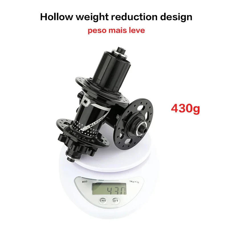 HASSNS pro7 32/24 محور الثقوب الخلفية k7 مكعب محاور الدراجة الجبلية الصاخبة 4 محمل 6 Pawl 120 انقر فوق مكعب الدراجة لسرعات 7/8/9/10/11/12