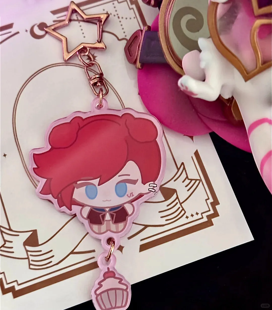 League of Legends Anime keychain women Arcane acrylic key chain man Jinx key ring Pendant Ornament Accessories friend gift