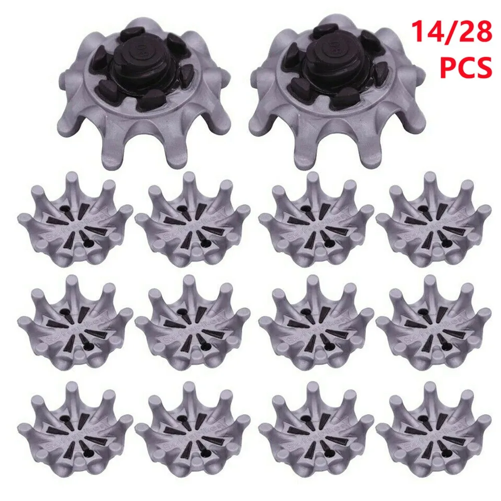 14/28 Pcs Golf Spikes Golf Fast-Wist Studs Cleats Golf Shoes For FootJoy Comfortable Fast-wist Good Grip 2.7x1.2CM Accessories