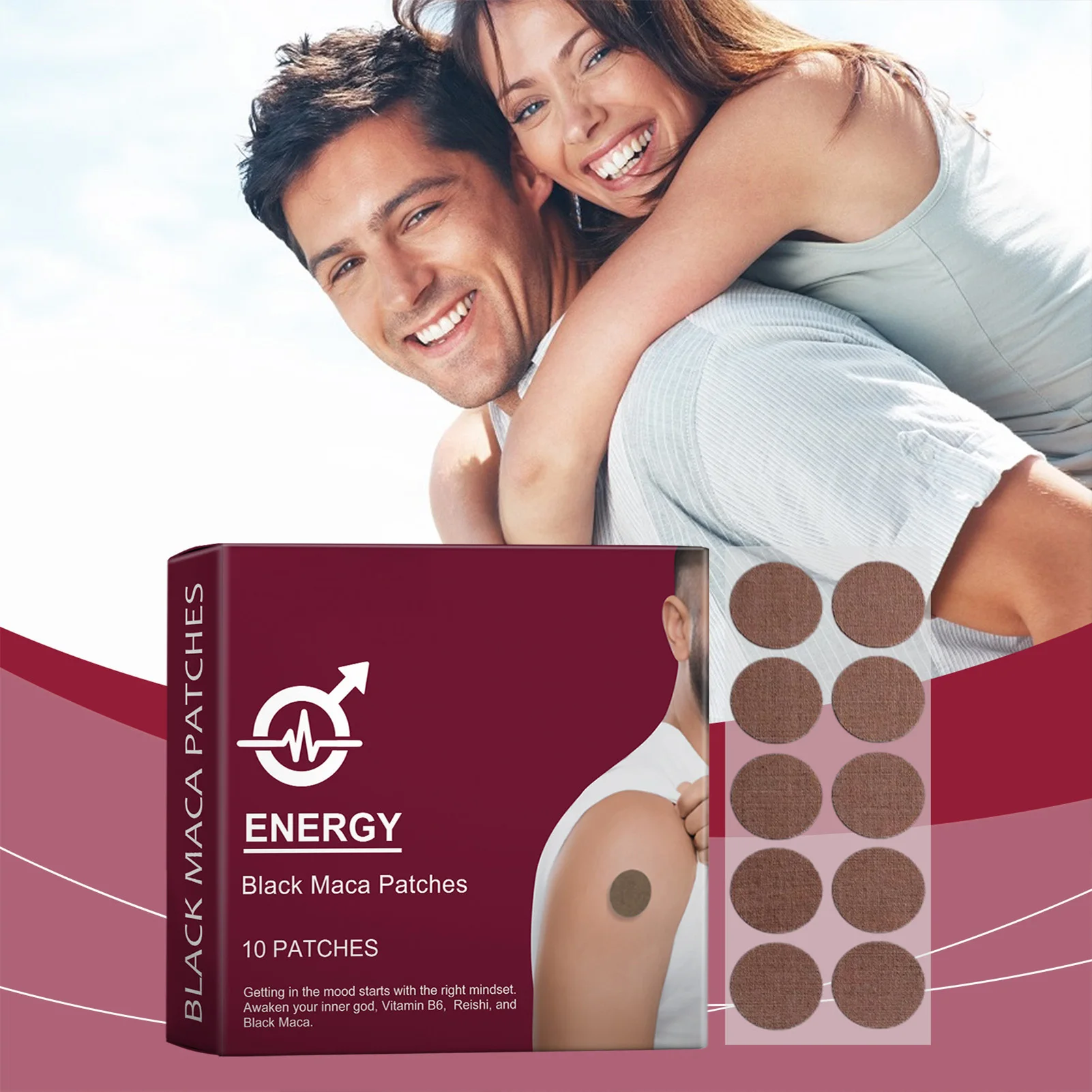 

10/20/50pcs Men's Nursing Patches Soothing Traditional Chinese Medicine Herbal Vitality Patch Personal Health Care Stickers