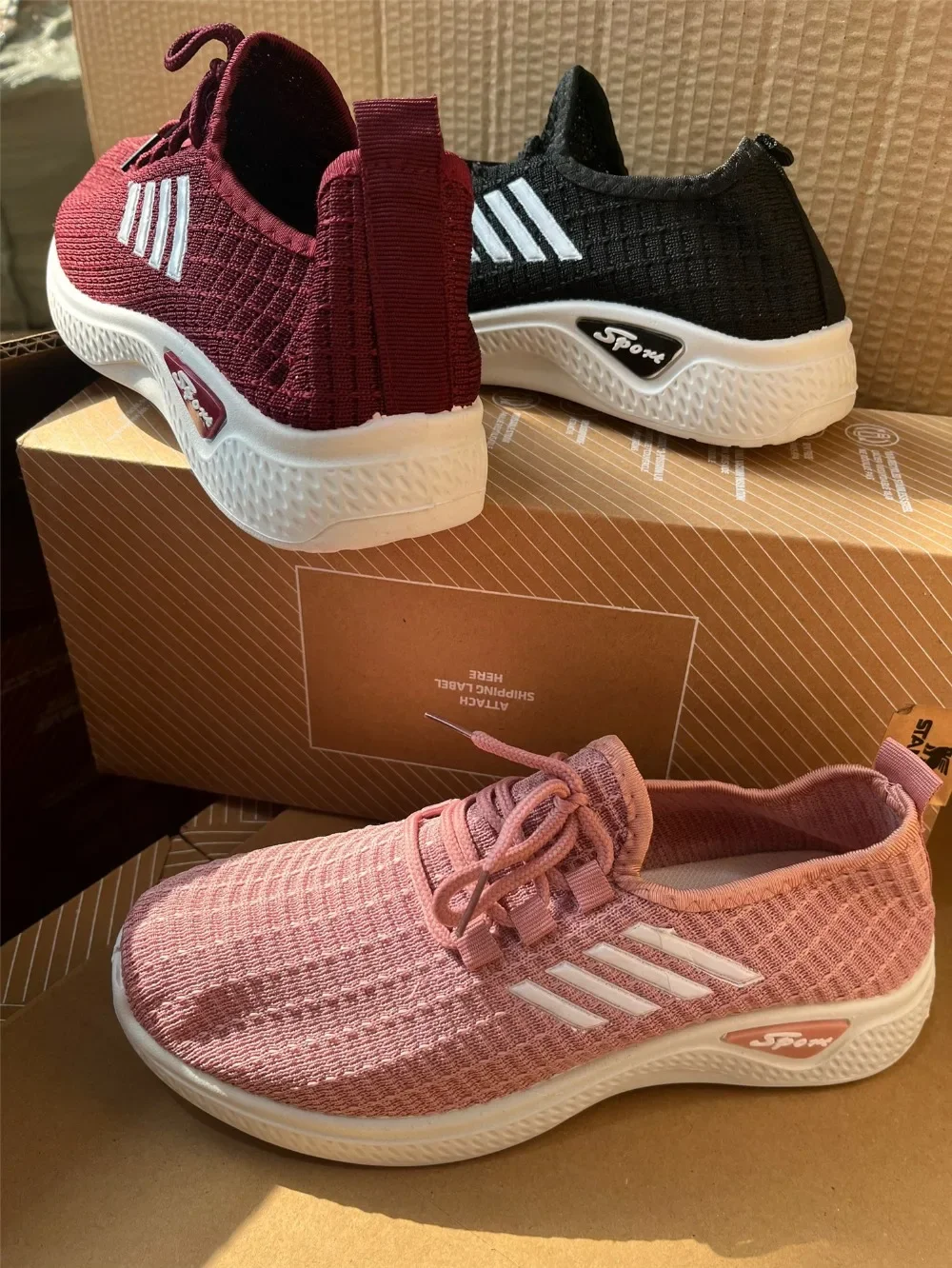 2025 NEW Trendy Coconut Shoes Fashionable Women's Sports Shoes with Breathable Soft Soled Mesh, Lightweight Casual Flats image 5