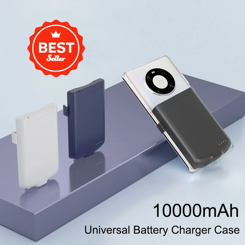 10000mAh Universal Battery Charger Case For iPhone Xiaomi Huawei Samsung Portable External Battery Power Bank Charging Case