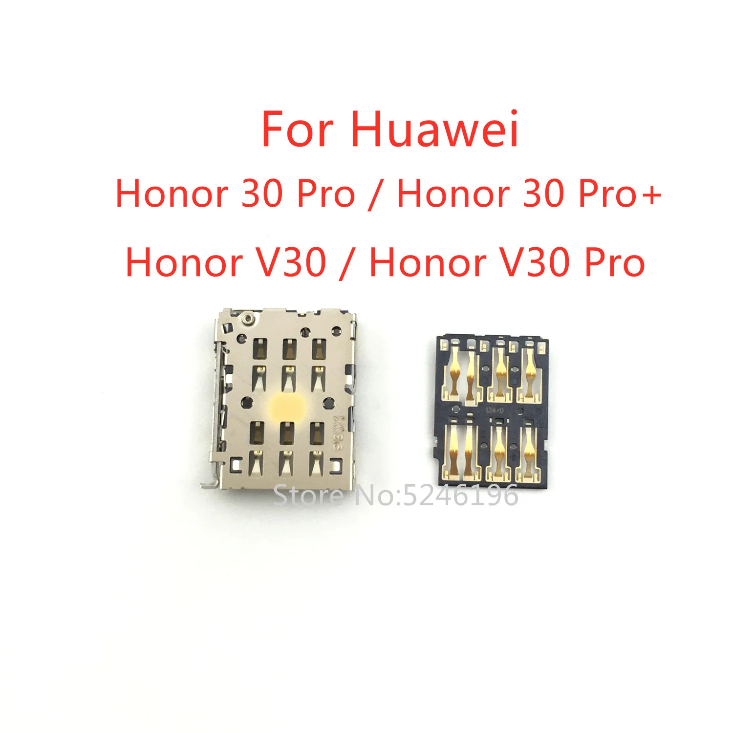 

1pcs Sim Card Reader Tray Slot For Huawei Honor 30 Pro Honor 30 Pro+ Huawei Honor V30 Honor V30 Pro Repair Replace Part