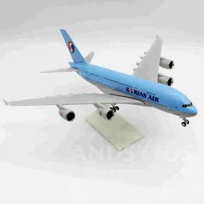 

Aviation Plane Model Airbus A380 30cm Korea Airplane Model Aircraft 1:240 Diecast Resin Toy for Children Collectible