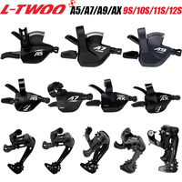 LTWOO 9V 10V 11V 12 Speed Derailleurs Trigger Groupset A5 A7 A9 AX Right Shifter 1x9S/10S/11S/12S Switches Compatible SHIMANO