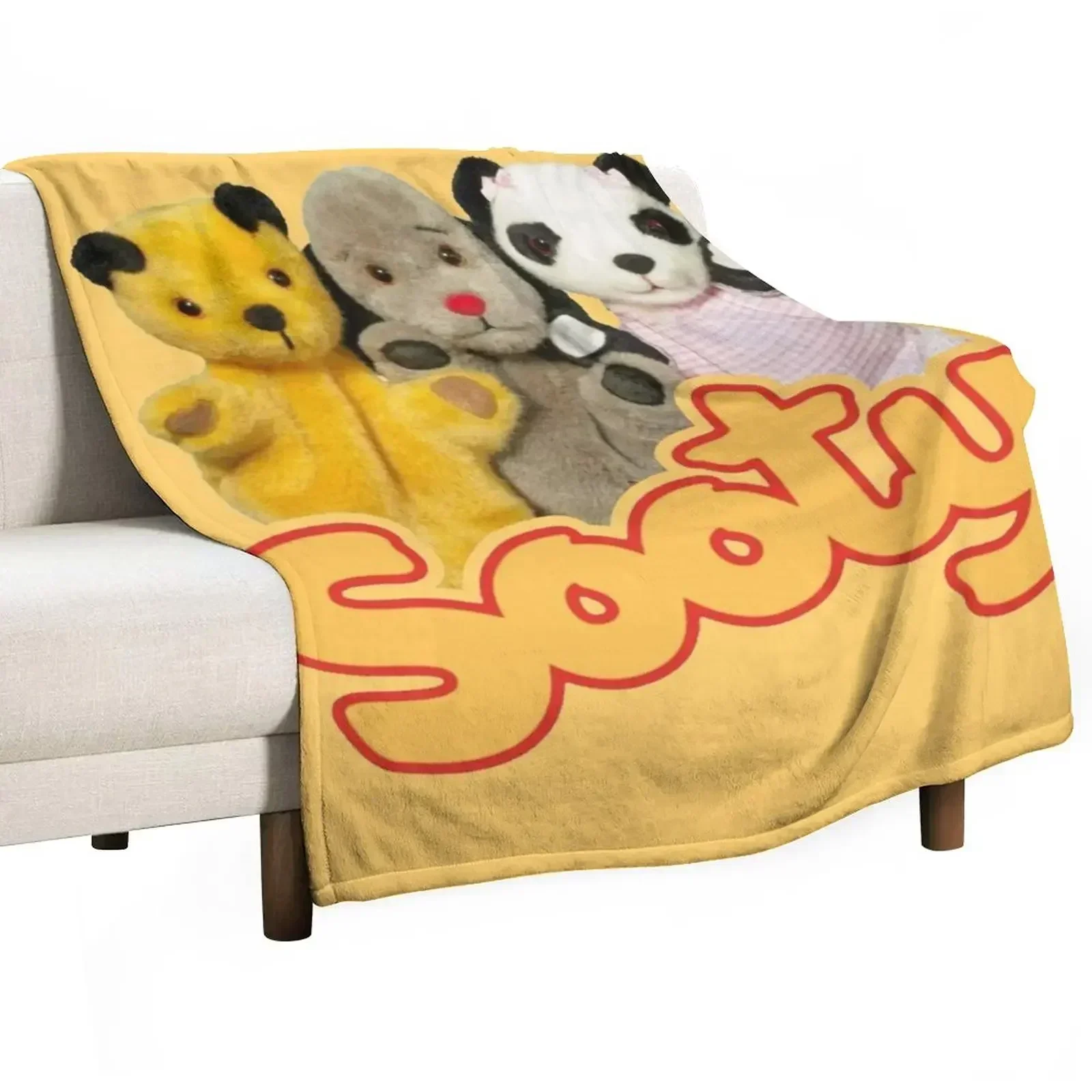 

Sooty and sweep Throw Blanket No Pilling Soft Warm Blanket for Bed