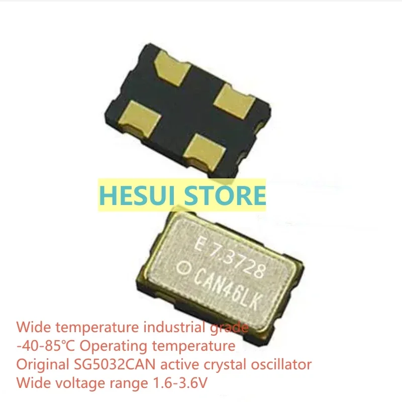 

SG5032CAN 7.3728MHZ 7.3728M crystal oscillator TJGA 5032 1.8V 3.3V