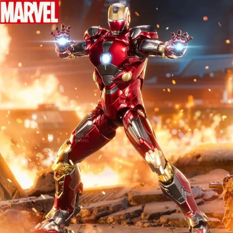 Nieuwe Zd Speelgoed 1/10 Iron Man 3 Mk18 Mk19 Mk27 Mk23 Mk38 Action Figure Tony Stark Mecha Model Beweegbare Anime Avengers Collectie Speelgoed