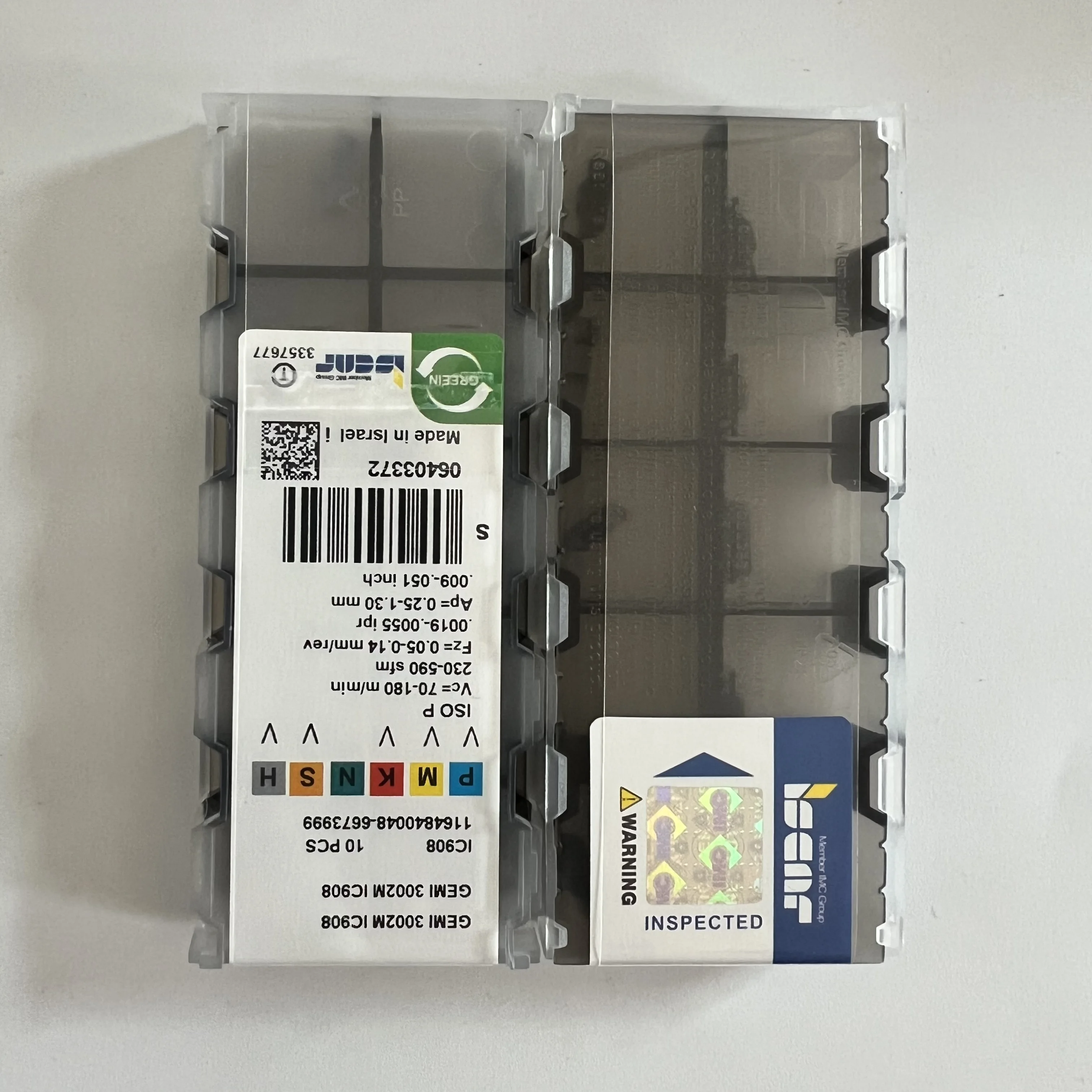 

Carbide inserts for lathe GEMI3002M IC908