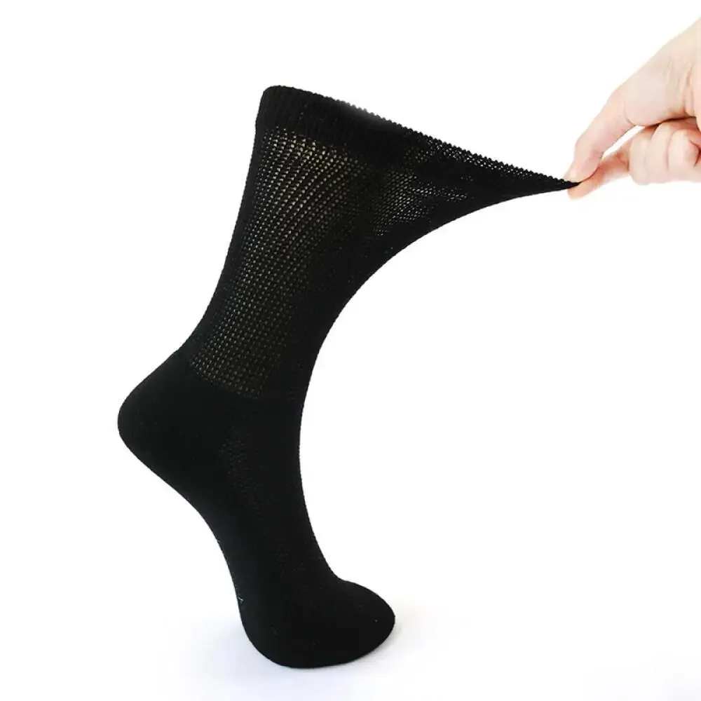 Gentle Cozy Relaxed Airy Socks Elder Stockings Bulk Socks For Seniors Hosiery Clothing Popular2024 New Design Aged Care Footwear