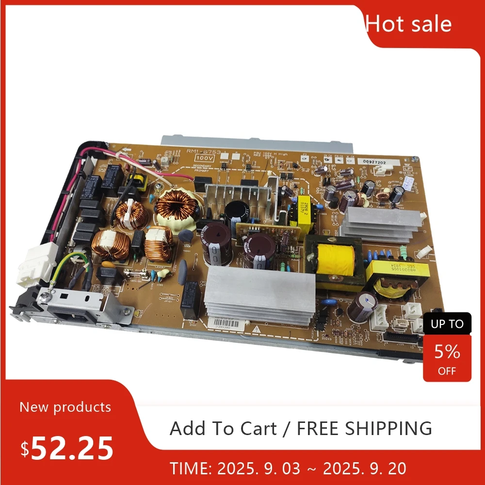 

Оригинальная плата питания для HP CP5525 CP5525DN CP5525 M750 серии RM1-6754 RM1-6753-000CN RM1-6754-000CN детали принтера