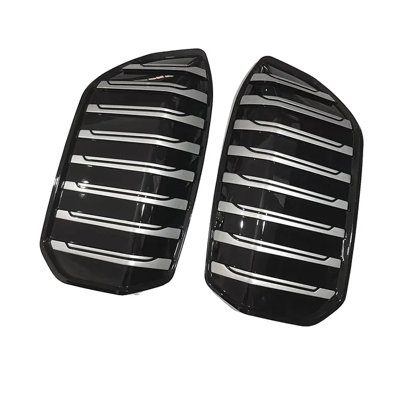 Glossy Black Radiator Grilles For BMW I3 Paste 7 Series Style Racing Grilles Bumpers Body Kit