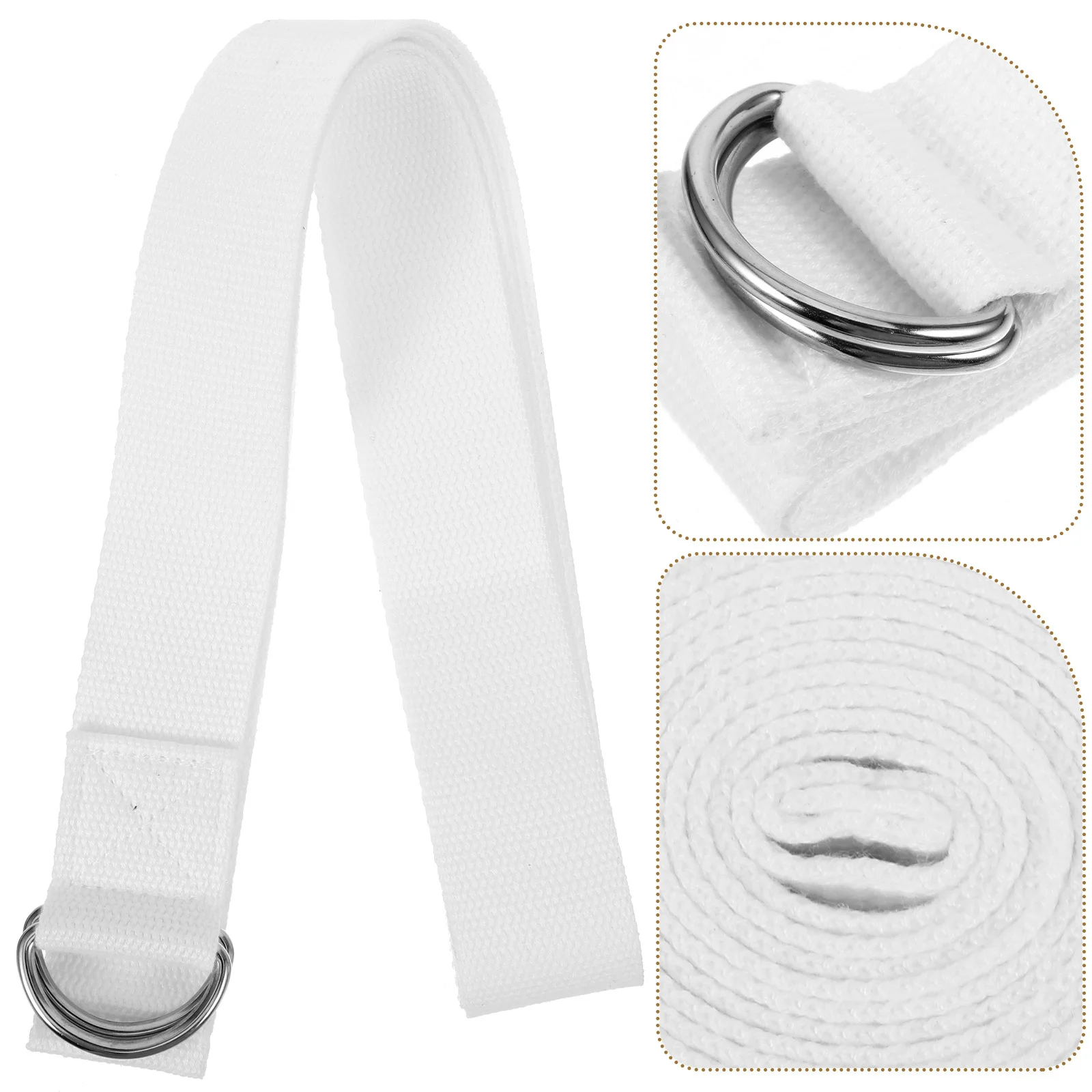 

Reusable Inelastic Yoga Band Soft Washable Stretching Strap Household Exercise Band Multi-Function Fitness Gym Supplies Workout