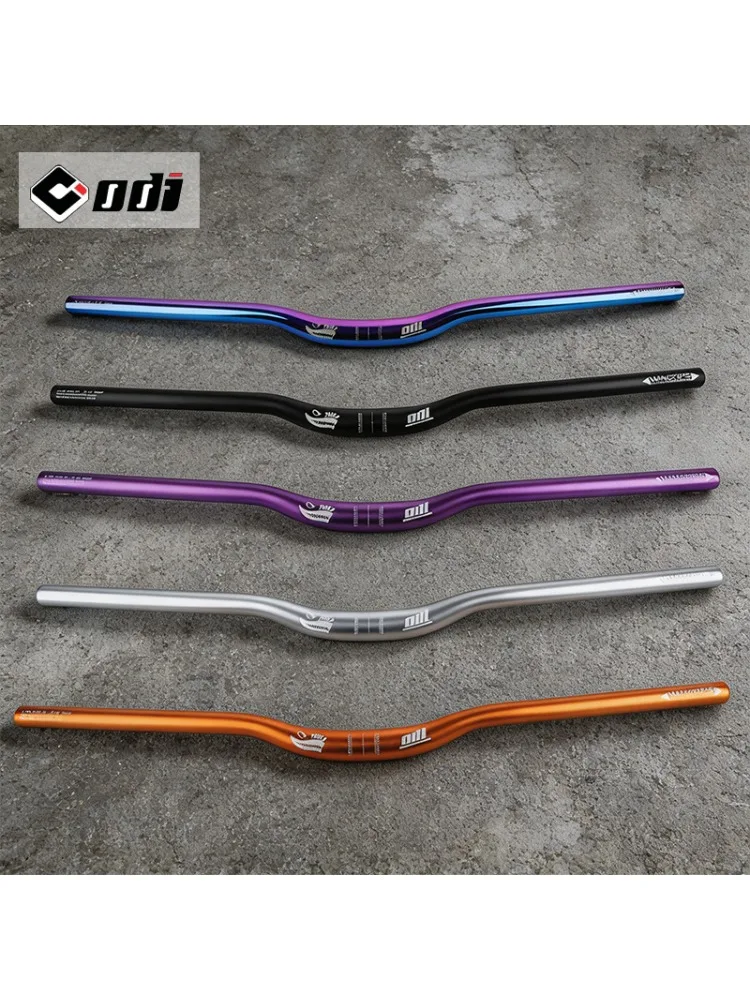 AliExpress ODI MTB Bicycle Handlebar 7050 ALuminum Alloy Plating CNC MTB  Handlebar 31.8*760mm Mountain Bike Handle Bar Bicycle Part