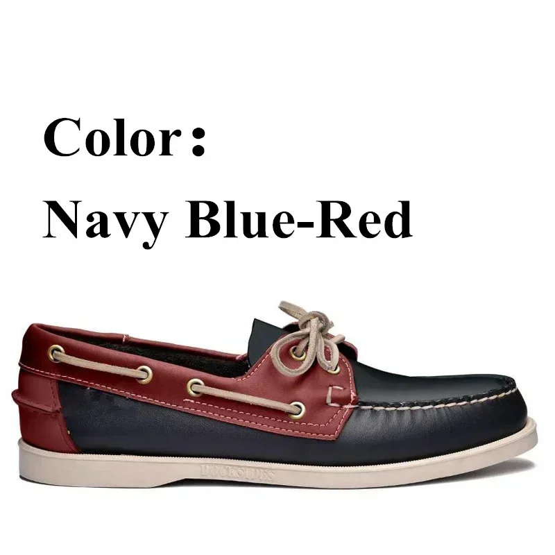 SEBAGO 2024 Handmade Casual Genuine Leather Men Flats,Leather Men Loafers,Men Moccasin,Men Driving Shoes X04