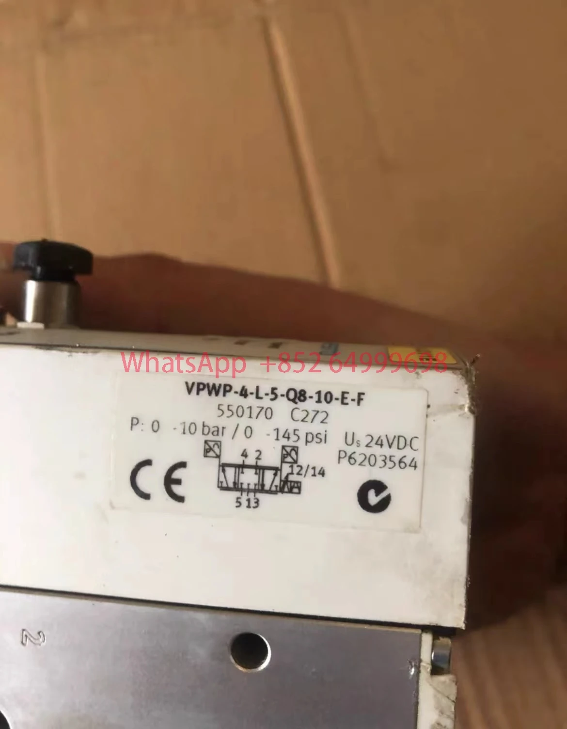 VPWP-4-L-5-Q8-10-E-F used proportional valve test OK