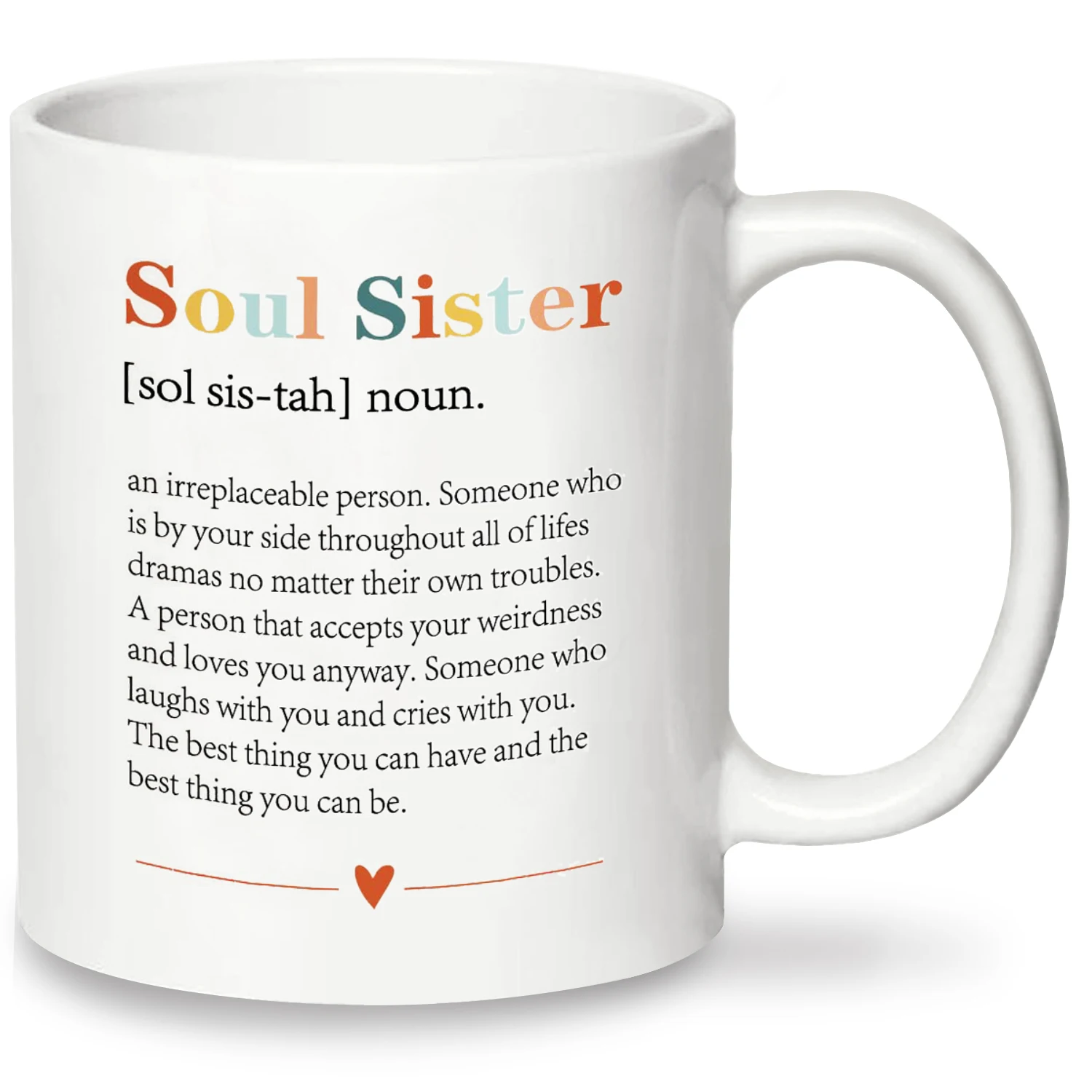 1 шт., кофейная кружка Soul Sister, 11 унций, стандартная кружка Soul Sister, подарки для женщин лучшего друга