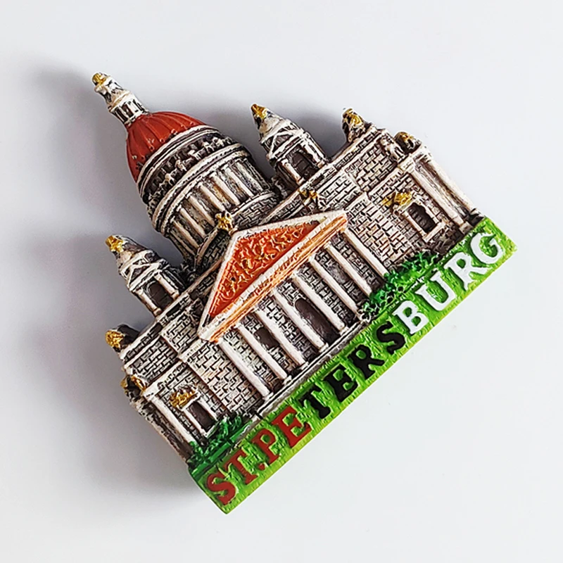 Rosja pamiątki sankt Petersburg magnesy na lodówkę Saint Isaac's Cathedral's Cathedral naklejki ozdoby prezenty ślubne — zdjęcie 3