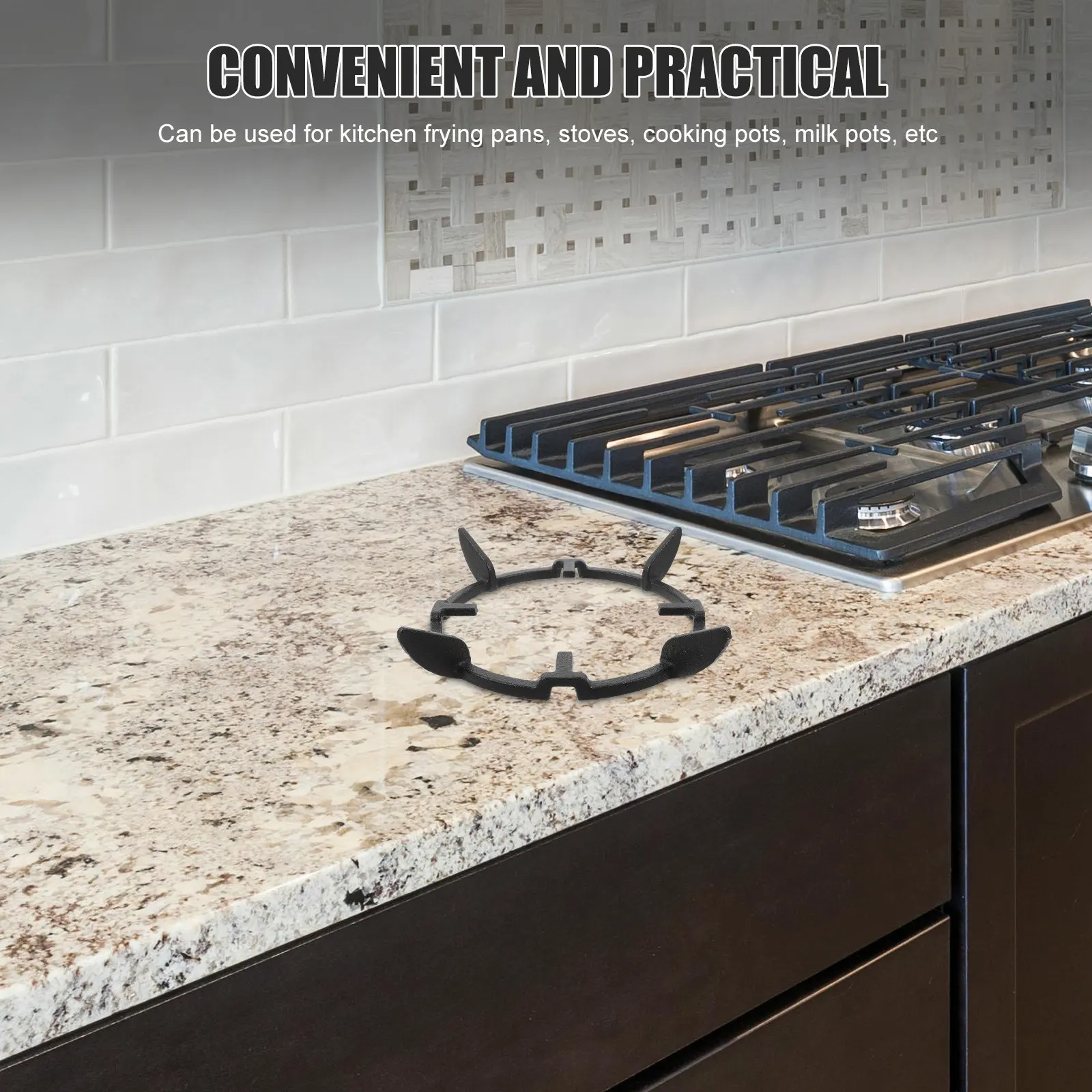 

Wok Stand For Gas Stove Heavy Duty Iron Pot Rack Non Slip Base Wok Stove Accessories Cooking Efficiency