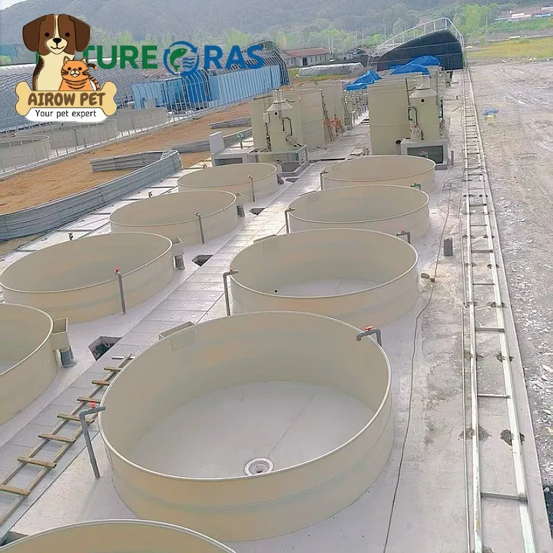 AIROW Polypropylene pp square Fish tank Aquaculture Rectangular Ras System Aquaculture Equipment Bio Filter tank