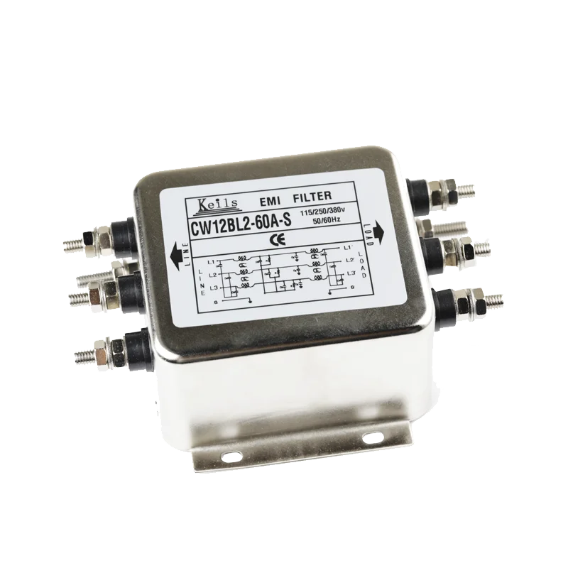 AC / DC Filter Three-phase Anti-interference EMI Socket Linear Audio Power Purification 380vcw