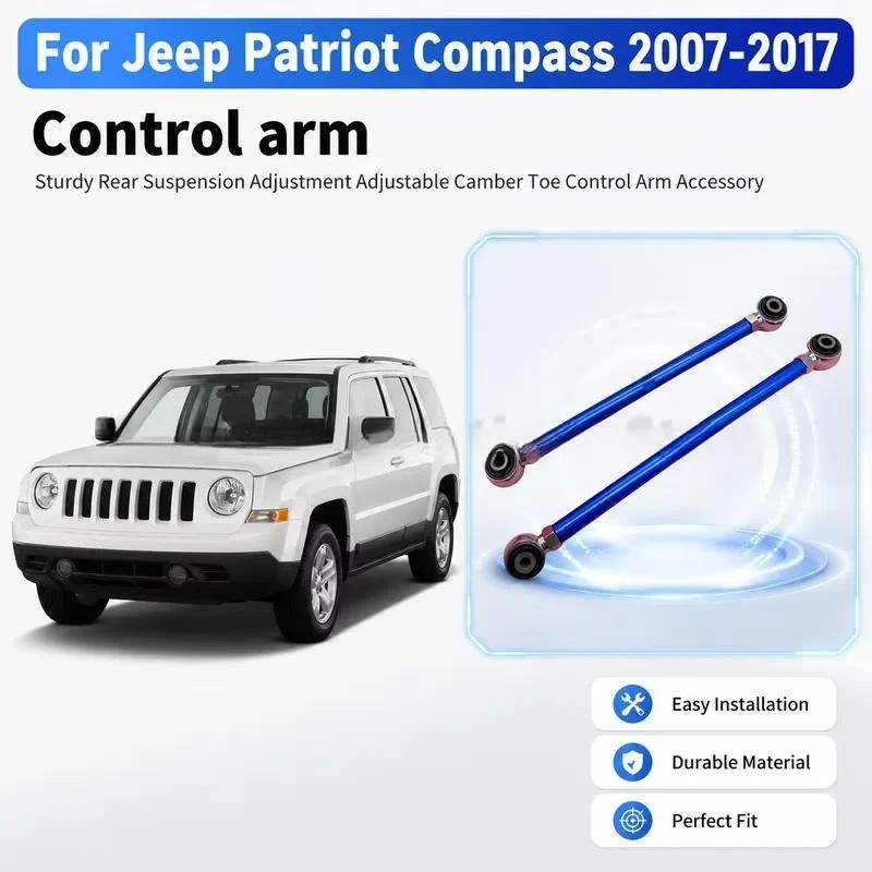 Sturdy Rear Suspension Adjustment Adjustable Camber Toe Control Arm Accessory For Jeep Patriot Compass
