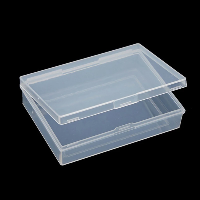 

New Plastic Box PP Storage Case Packing Poker Box Playing Cards Container Transparent Desktop Tape Stickers Box Art Tool Case