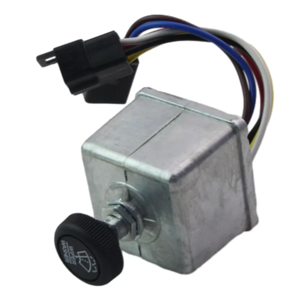 Interruptor de limpiaparabrisas con perilla 75600-26 compatible con Peterbilt 300 Series 220 378 379 387