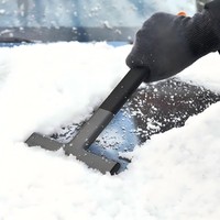 TPU Snow Shovel Car Windshield Frost Snow Removal Ice Scraper Auto Front Glass Snow Ice Cleaning Tool Winter Vehicle Supplies