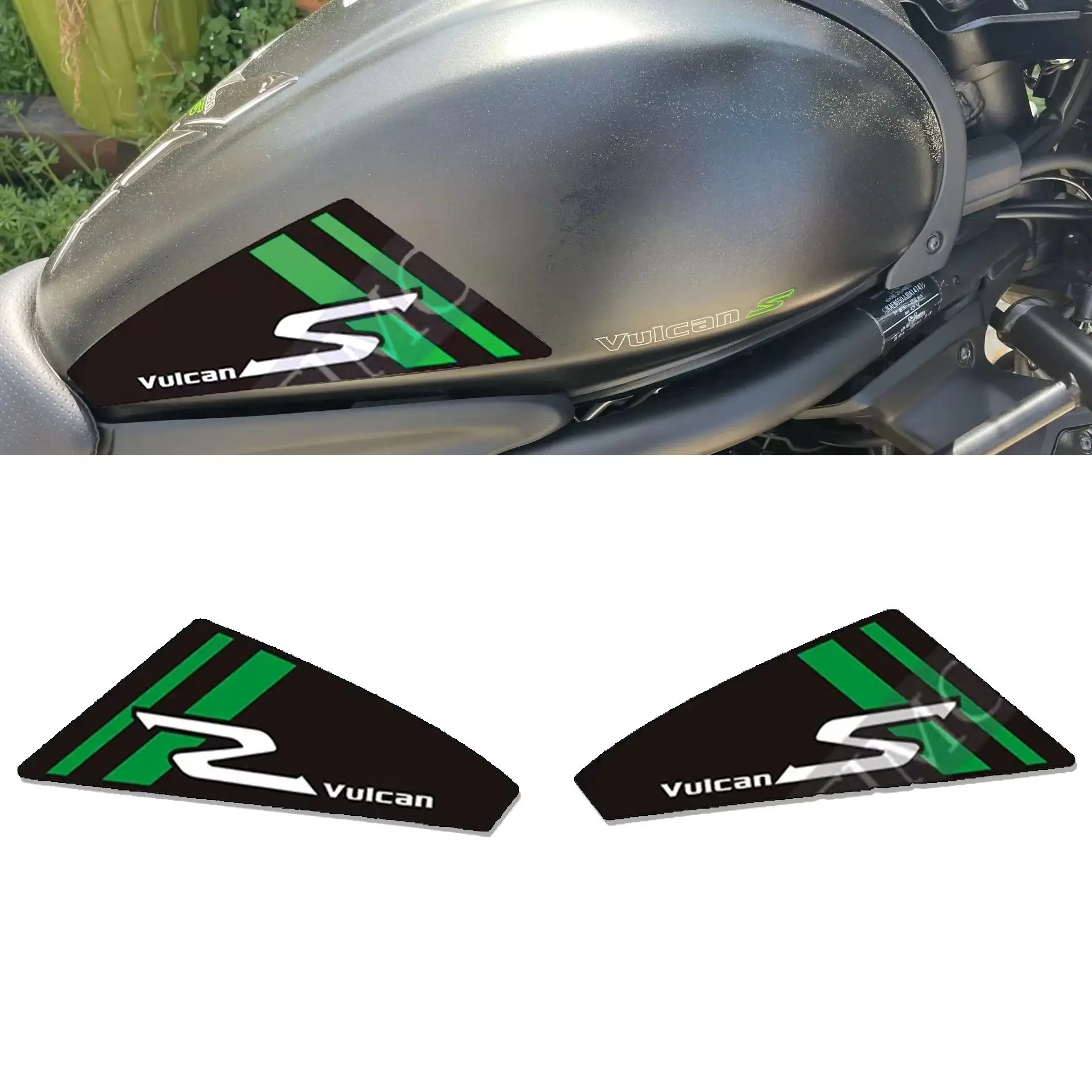 

FIT Kawasaki VULCAN S 650 VN650 Motorcycle Tank Pad Oil Gas Fuel Protector Fairing Fender Windshield Adhesive Stickers Decals