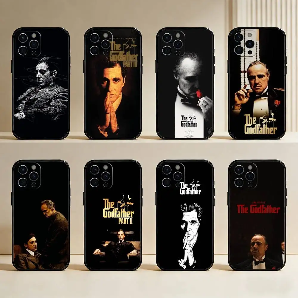 

The God-father Movie Phone Case For iPhone17,16,15,14,13,12 Plus,Max Soft Silicone Black Cover