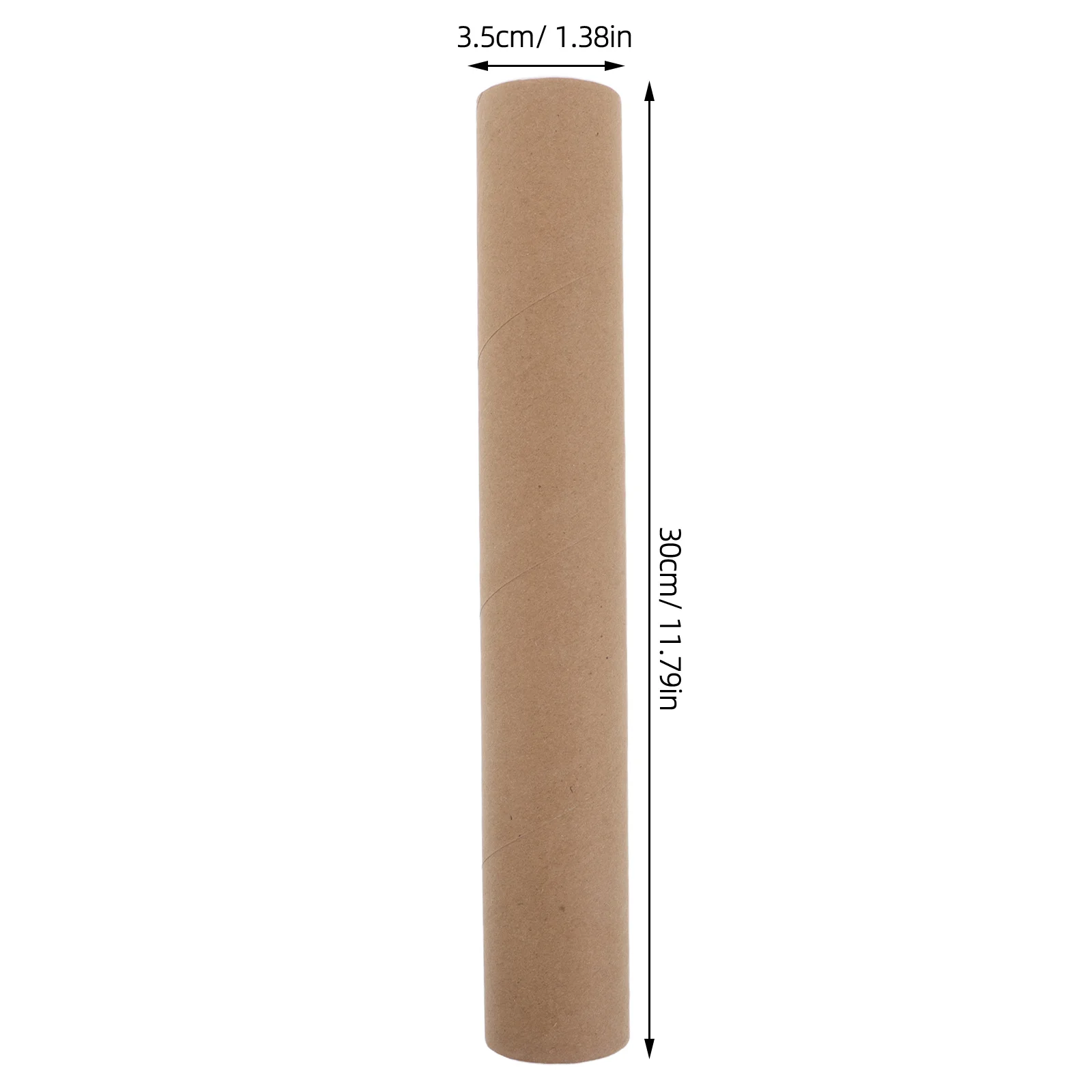 12Pcs Kraft Mailing Tubes Poster Storage Container Heavy Duty Paperboard Tubes Caps for Shipping Blueprints Art Scrolls