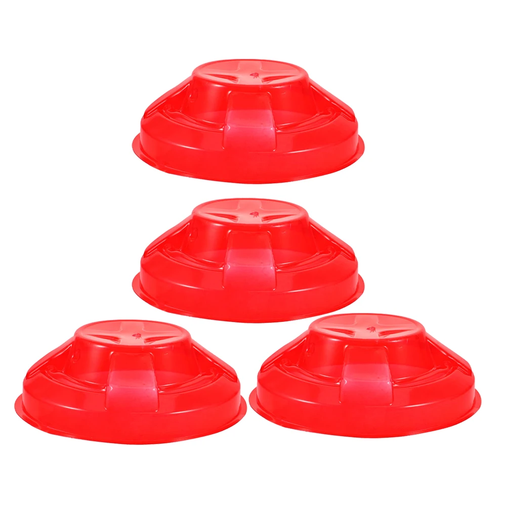 

4pcs Smoke Covers Cooking Plastic Lids Guard Protection Replace Cover Smoke Protector Residential