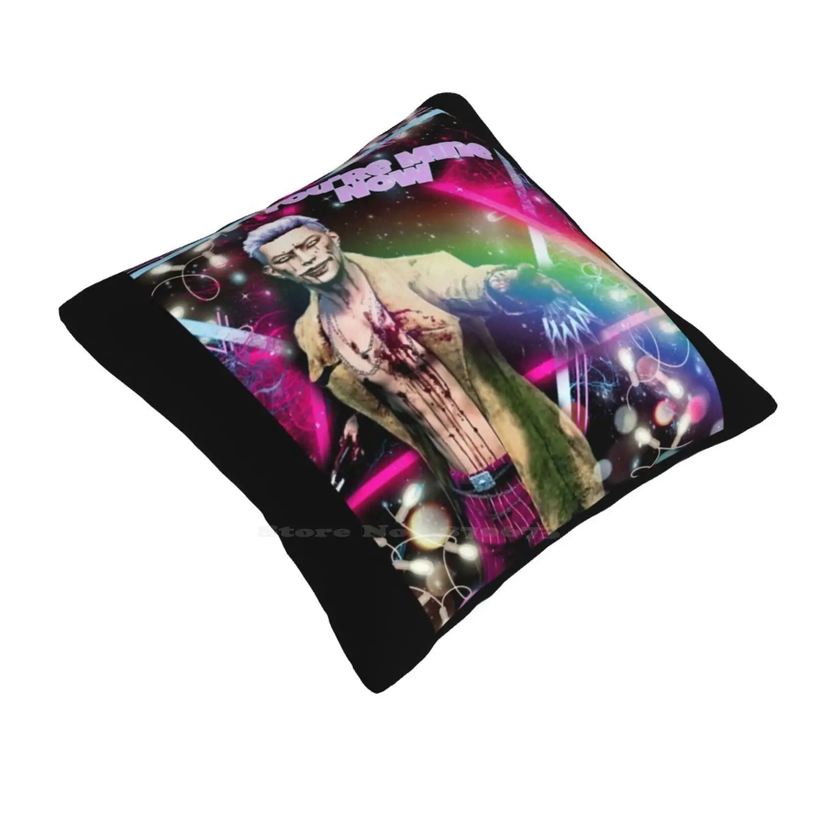 Trickster Wants You Pillow Cover Hug Pillowcase Trickster Dbd Horror Video Game Sexy Kpop Korean Killer Knives Neon Lights