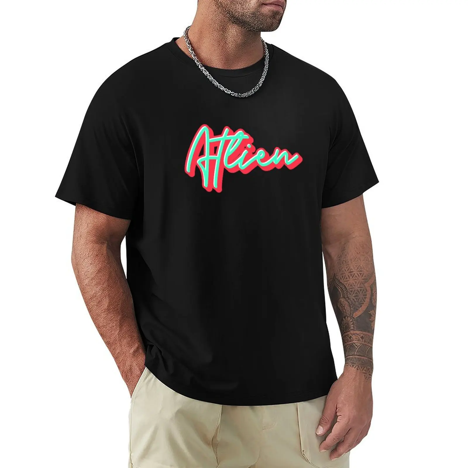 

Atlien T-Shirt vintage affliction shirts plain black t shirts men