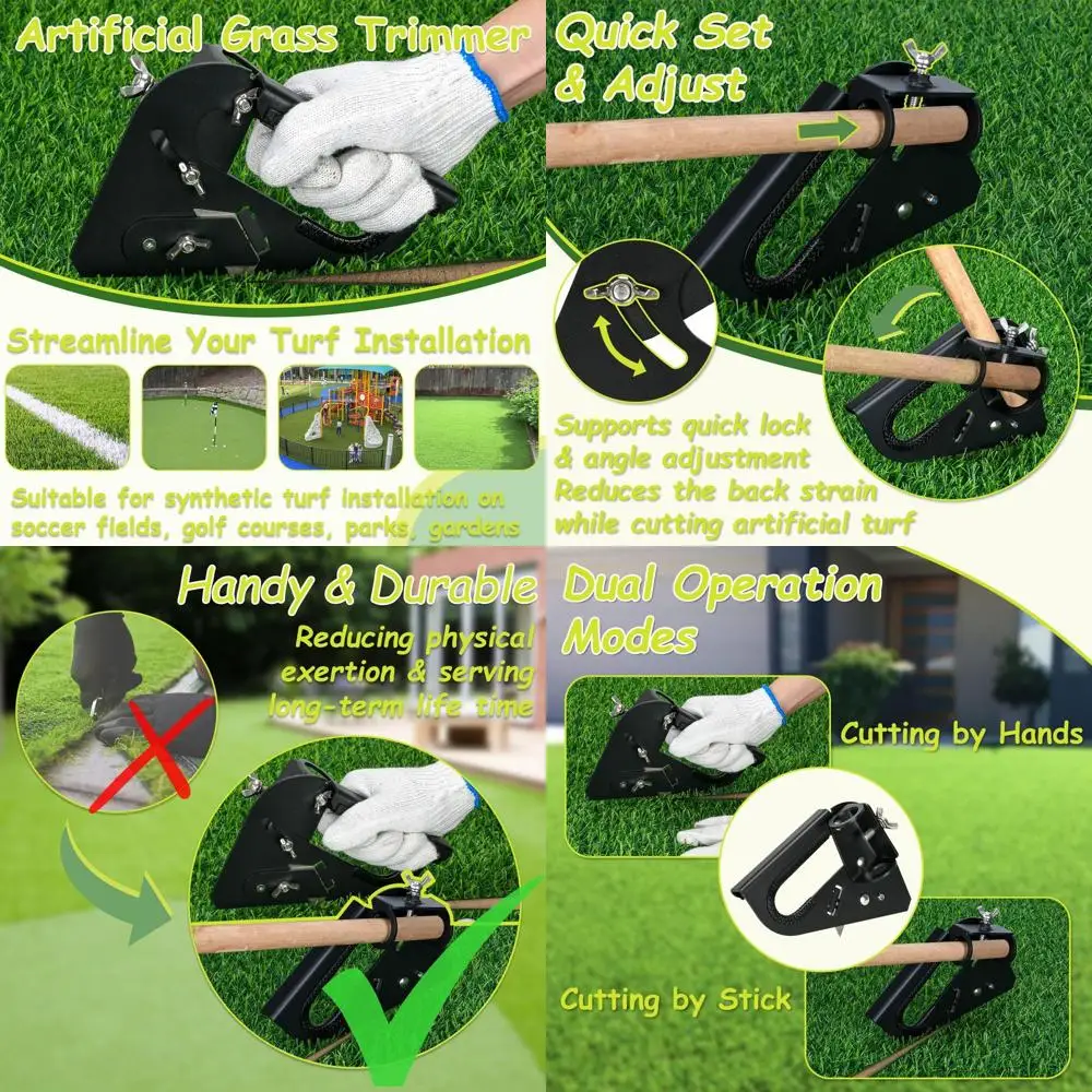 

Набор для укладки искусственного газона: Простой в использовании триммер и инструменты для синтетической травы