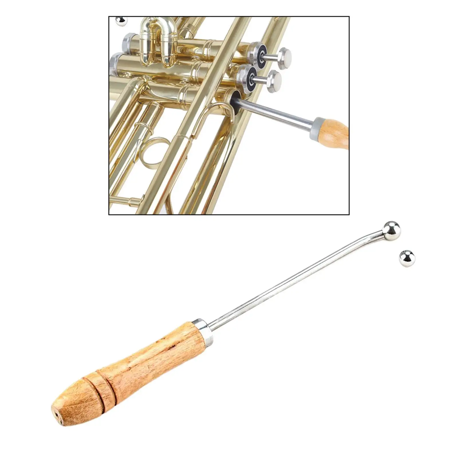 Saxophone Neck Repairing Maintenance Balls Stainless Steel Tools for Alto Tenor Curved Wind Instrument DIY Set