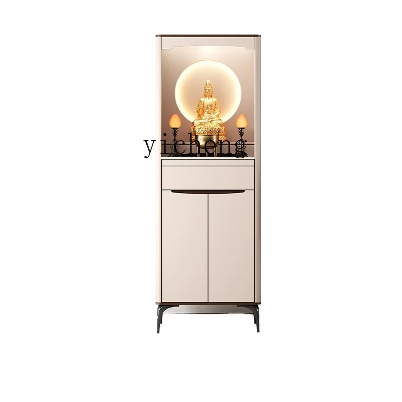 

XL Buddhist niche vertical cabinet, modern light luxury small offering table, shrine cabinet, God of Wealth cabinet