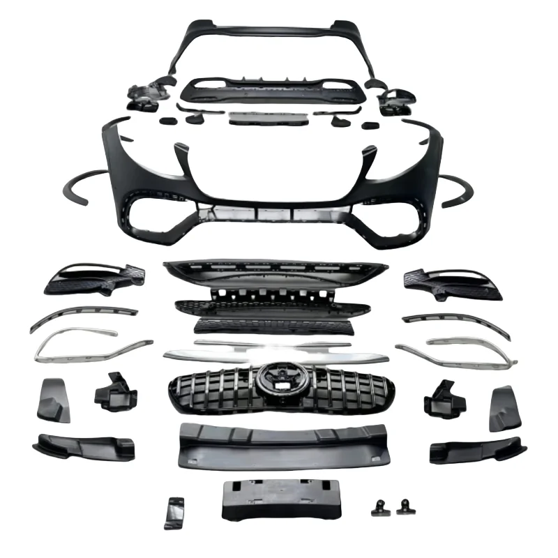

Suitable for the GLE63 of GLE with the Plastic Material Large Front and Rear Bumper and Grille Surround Kit