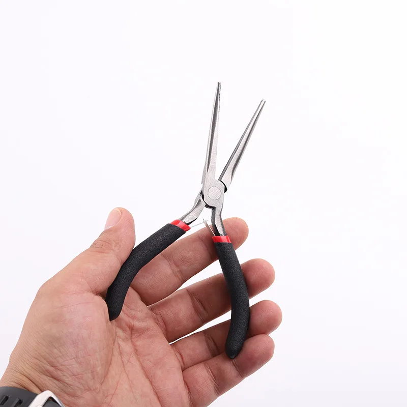 

Long Nose Pliers Black Handle Multi Function Tool for Cutting Clamping Stripping Electrician Repair High Quality