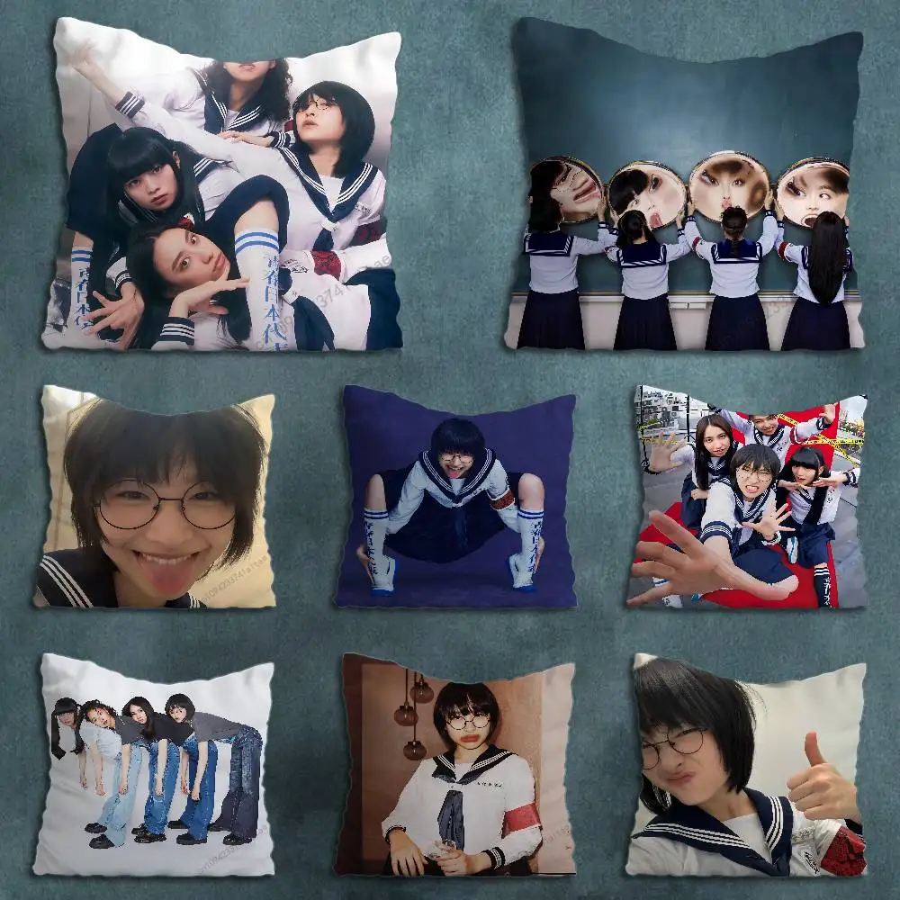 Band A-Atarashii G-Gakko Throw Pillow Case Living Room Sofa Cushion Cover For Home Bedroom Decoration Protector