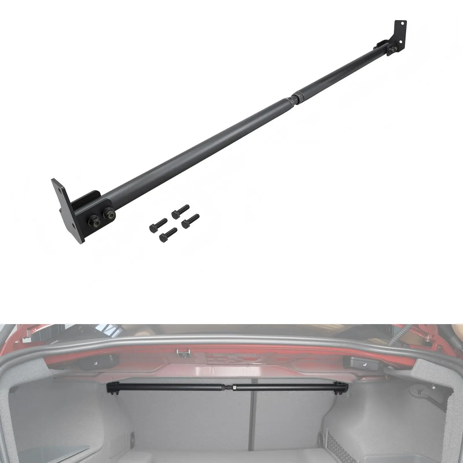 

BEVINSEE Steel Upper Rear Strut Brace Adjustable for BMW 3 Series E92 335i 330i 328i 325i 323i 2005-2013