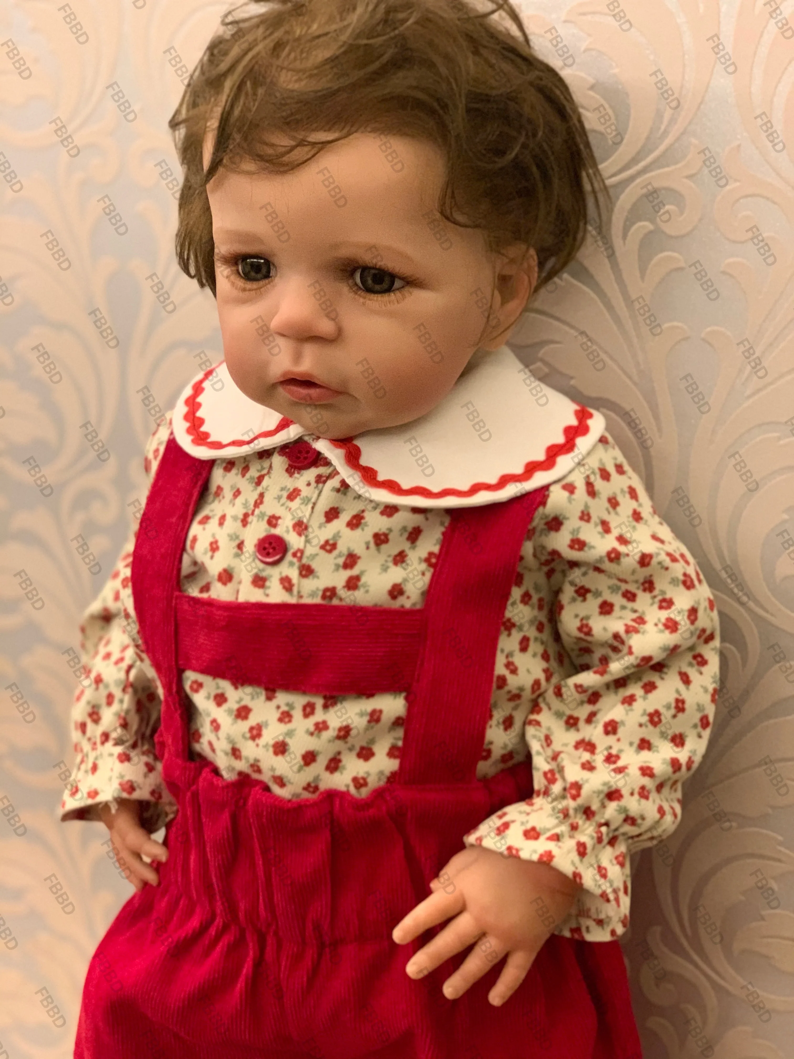 DLS 25-calowa lalka Reborn Sandie wykończona malowaną lalką Reborn Baby