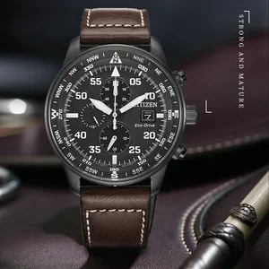 Men's luxury, quartz, stainless steel, calendar, business, fashion, for men 8 Main Sales Citzen Watch - №7