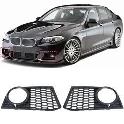 Front bumper grille fog lamp cover 51117906197 51117906198 For BMW 5 Series F10 F11 M Sport Edition  2011-2017